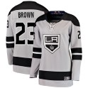 Fanatics Branded Los Angeles Kings Women's Dustin Brown Breakaway Brown Gray Alternate NHL Jersey