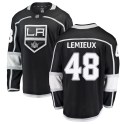 Fanatics Branded Los Angeles Kings Men's Brendan Lemieux Breakaway Black Home NHL Jersey