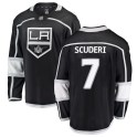 Fanatics Branded Los Angeles Kings Men's Rob Scuderi Breakaway Black Home NHL Jersey