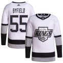 Adidas Los Angeles Kings Men's Quinton Byfield Authentic White 2021/22 Alternate Primegreen Pro Player NHL Jersey