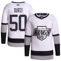 Adidas Los Angeles Kings Men's Sean Durzi Authentic White 2021/22 Alternate Primegreen Pro Player NHL Jersey