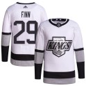 Adidas Los Angeles Kings Men's Steven Finn Authentic White 2021/22 Alternate Primegreen Pro Player NHL Jersey