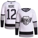 Adidas Los Angeles Kings Men's Trevor Moore Authentic White 2021/22 Alternate Primegreen Pro Player NHL Jersey