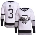 Adidas Los Angeles Kings Men's Matt Roy Authentic White 2021/22 Alternate Primegreen Pro Player NHL Jersey