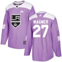 Adidas Los Angeles Kings Youth Austin Wagner Authentic Purple Fights Cancer Practice NHL Jersey