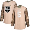 Adidas Los Angeles Kings Youth Mark Alt Authentic Camo Veterans Day Practice NHL Jersey
