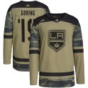 Adidas Los Angeles Kings Men's Butch Goring Authentic Camo Military Appreciation Practice NHL Jersey
