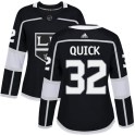 Adidas Los Angeles Kings Women's Jonathan Quick Authentic Black Home NHL Jersey