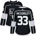 Adidas Los Angeles Kings Women's Marty Mcsorley Authentic Black Home NHL Jersey