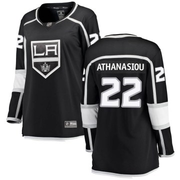 Fanatics Branded Los Angeles Kings Women's Andreas Athanasiou Breakaway Black Home NHL Jersey