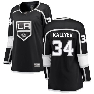 Fanatics Branded Los Angeles Kings Women's Arthur Kaliyev Breakaway Black Home NHL Jersey
