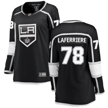 Fanatics Branded Los Angeles Kings Women's Alex Laferriere Breakaway Black Home NHL Jersey