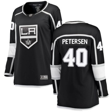 Fanatics Branded Los Angeles Kings Women's Cal Petersen Breakaway Black Home NHL Jersey