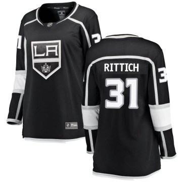 Fanatics Branded Los Angeles Kings Women's David Rittich Breakaway Black Home NHL Jersey