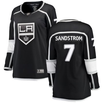 Fanatics Branded Los Angeles Kings Women's Tomas Sandstrom Breakaway Black Home NHL Jersey
