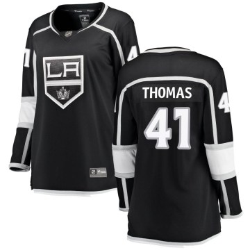 Fanatics Branded Los Angeles Kings Women's Akil Thomas Breakaway Black Home NHL Jersey