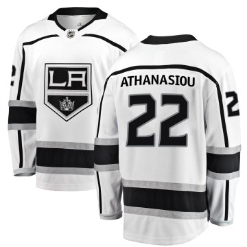 Fanatics Branded Los Angeles Kings Men's Andreas Athanasiou Breakaway White Away NHL Jersey
