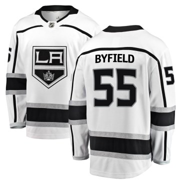 Fanatics Branded Los Angeles Kings Men's Quinton Byfield Breakaway White Away NHL Jersey