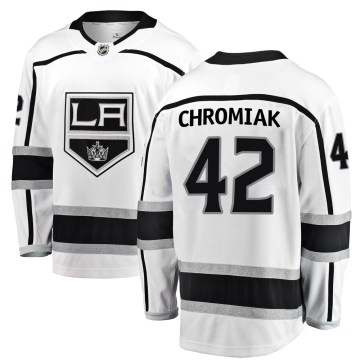 Fanatics Branded Los Angeles Kings Men's Martin Chromiak Breakaway White Away NHL Jersey
