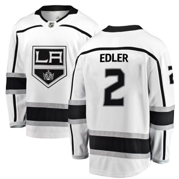 Fanatics Branded Los Angeles Kings Men's Alexander Edler Breakaway White Away NHL Jersey