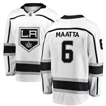Fanatics Branded Los Angeles Kings Men's Olli Maatta Breakaway White Away NHL Jersey