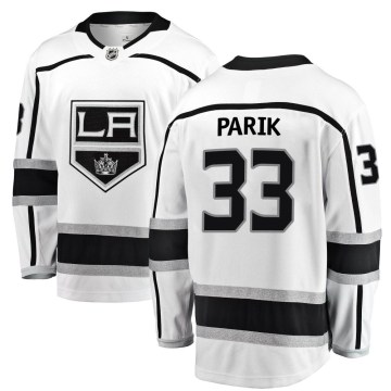 Fanatics Branded Los Angeles Kings Men's Lukas Parik Breakaway White Away NHL Jersey