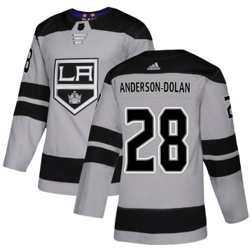 Adidas Los Angeles Kings Men's Jaret Anderson-Dolan Authentic Gray Alternate NHL Jersey