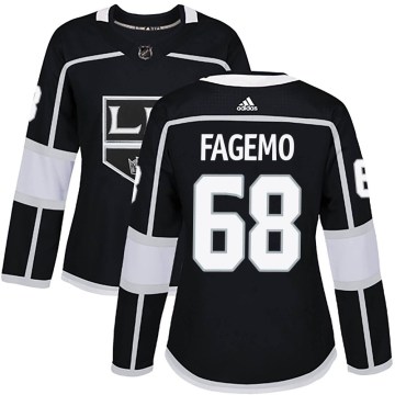 Adidas Los Angeles Kings Women's Samuel Fagemo Authentic Black Home NHL Jersey