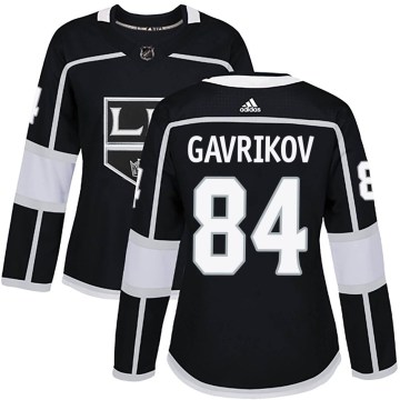 Adidas Los Angeles Kings Women's Vladislav Gavrikov Authentic Black Home NHL Jersey