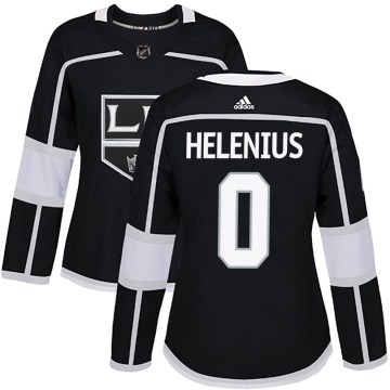 Adidas Los Angeles Kings Women's Samuel Helenius Authentic Black Home NHL Jersey
