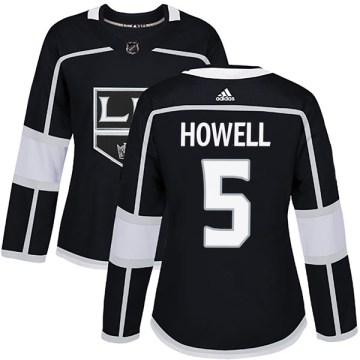 Adidas Los Angeles Kings Women's Harry Howell Authentic Black Home NHL Jersey