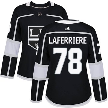 Adidas Los Angeles Kings Women's Alex Laferriere Authentic Black Home NHL Jersey
