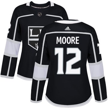 Adidas Los Angeles Kings Women's Trevor Moore Authentic Black Home NHL Jersey