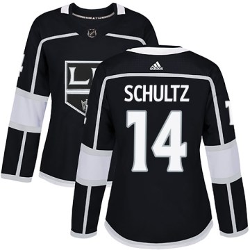 Adidas Los Angeles Kings Women's Dave Schultz Authentic Black Home NHL Jersey