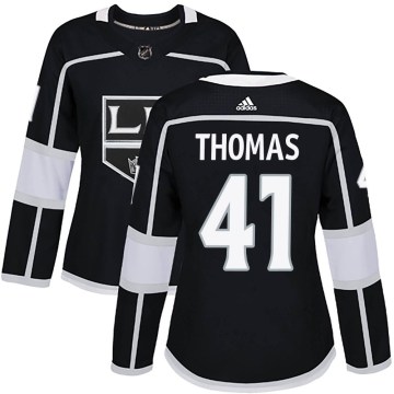 Adidas Los Angeles Kings Women's Akil Thomas Authentic Black Home NHL Jersey