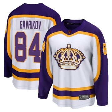 Fanatics Branded Los Angeles Kings Men's Vladislav Gavrikov Breakaway White Special Edition 2.0 NHL Jersey