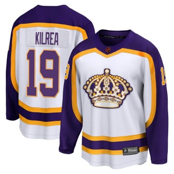 Fanatics Branded Los Angeles Kings Men's Brian Kilrea Breakaway White Special Edition 2.0 NHL Jersey
