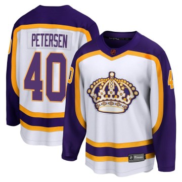 Fanatics Branded Los Angeles Kings Men's Cal Petersen Breakaway White Special Edition 2.0 NHL Jersey