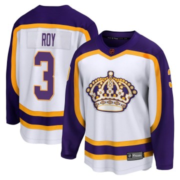 Fanatics Branded Los Angeles Kings Men's Matt Roy Breakaway White Special Edition 2.0 NHL Jersey