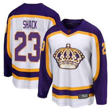 Fanatics Branded Los Angeles Kings Men's Eddie Shack Breakaway White Special Edition 2.0 NHL Jersey