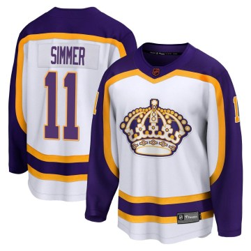Fanatics Branded Los Angeles Kings Men's Charlie Simmer Breakaway White Special Edition 2.0 NHL Jersey