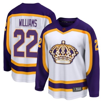 Fanatics Branded Los Angeles Kings Men's Tiger Williams Breakaway White Special Edition 2.0 NHL Jersey