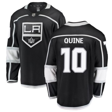 Fanatics Branded Los Angeles Kings Youth Alan Quine Breakaway Black Home NHL Jersey