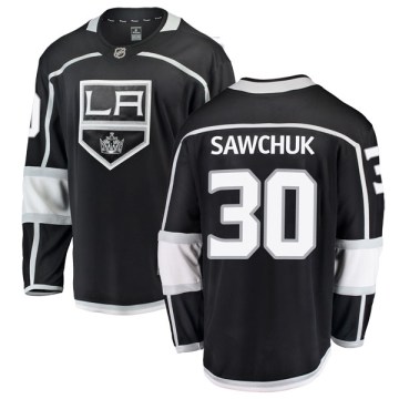Fanatics Branded Los Angeles Kings Youth Terry Sawchuk Breakaway Black Home NHL Jersey