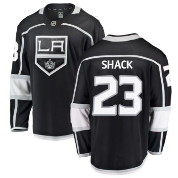 Fanatics Branded Los Angeles Kings Youth Eddie Shack Breakaway Black Home NHL Jersey