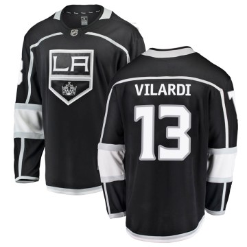 Fanatics Branded Los Angeles Kings Youth Gabriel Vilardi Breakaway Black Home NHL Jersey