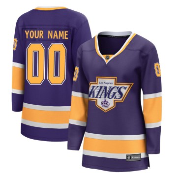 Fanatics Branded Los Angeles Kings Women's Custom Breakaway Purple Custom 2020/21 Special Edition NHL Jersey