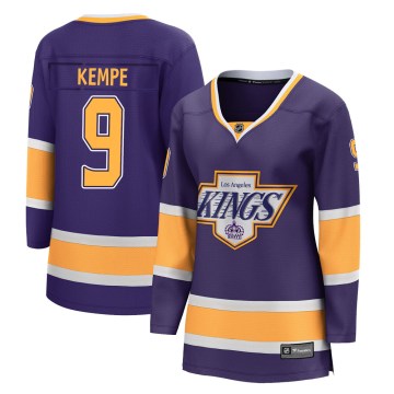 Fanatics Branded Los Angeles Kings Women's Adrian Kempe Breakaway Purple 2020/21 Special Edition NHL Jersey