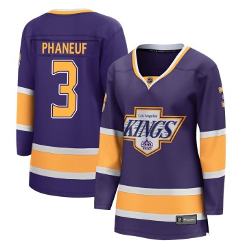 Fanatics Branded Los Angeles Kings Women's Dion Phaneuf Breakaway Purple 2020/21 Special Edition NHL Jersey