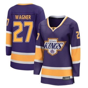 Fanatics Branded Los Angeles Kings Women's Austin Wagner Breakaway Purple 2020/21 Special Edition NHL Jersey